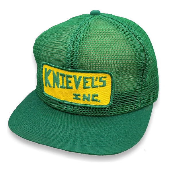 Knievel’s Inc. K-Products 100% Vintage Full-Mesh Green Trucker