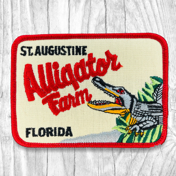Alligator Farm. St. Augustine, Florida. Authentic Vintage Patch