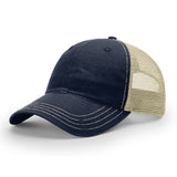 Richardson 111 Navy/Khaki. Weathered & Floppy Snapback.