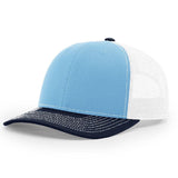 Richardson 112 Columbia Blue/White/Navy - Trucker Snapback