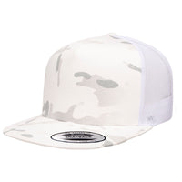 Yupoong 6006 Multicam Alpine/White Trucker Snapback