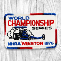 NHRA Winston 1976 World Championship Series Vintage Patch