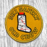Ski Safely - Old Crow Authentic Vintage Patch