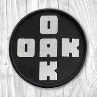 OAK + OAK - Charcoal/Black. New Patch