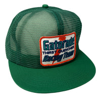 Gatorade Racing Team. K-Products 100% Vintage Full-Mesh Green Trucker