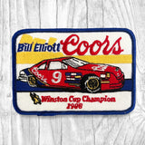 BILL ELLIOTT. COORS #9. Winston Cup Champion. 1988. Authentic Vintage Patch