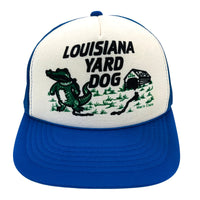Louisiana Yard Dog. 100% Vintage Trucker Snapback. By YR HEADWEAR