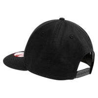 New Era 9FIFTY Black Solid Snapback. Cap not sold alone.